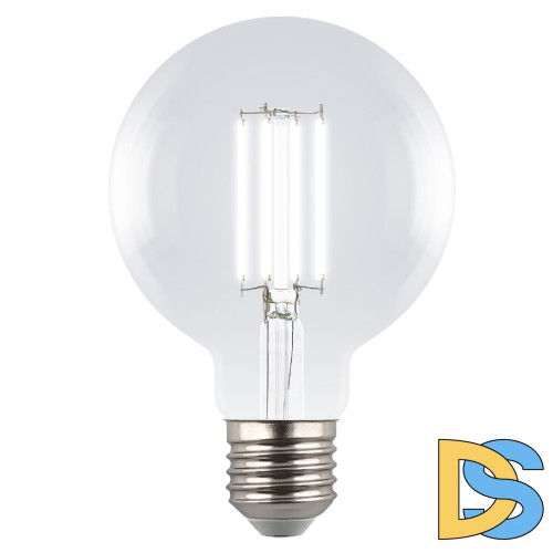 Лампа светодиодная филаментная Uniel LED-G95-5W/4000K/E27/CL GLY01TR UL-00011943