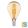 Светодиодная филаментная лампа Gauss Basic Filament E14 3,8W 2400K 1057154