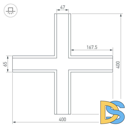 Соединитель профиля Arlight SL-LINIA 030128