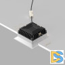 Встраиваемый светодиодный светильник Maytoni Technical Downlight Okno DL056-12W3-4-6K-W
