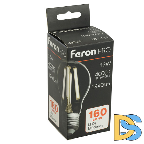 Светодиодная лампа Feron LB-1112 E27 12W 4000K 48896