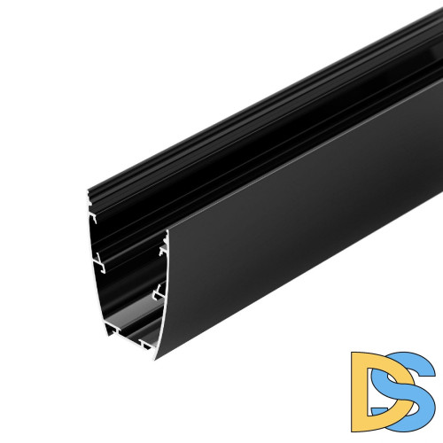 Алюминиевый профиль Arlight LINE-5075-U-HONEYCOMB-2000 BLACK 044885