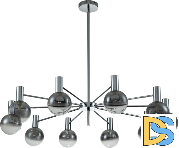 Люстра на штанге Indigo Collana 13015/10R Chrome V000225