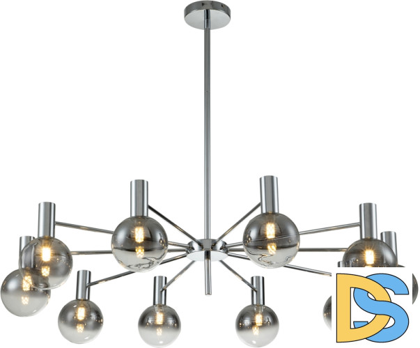 Люстра на штанге Indigo Collana 13015/10R Chrome V000225