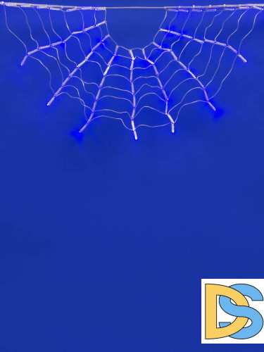 Светодиодная гирлянда (UL-00001409) Uniel занавес Радуга-1 220V синий ULD-E3104-288/DTK BLUE IP20 RAINBOW-1