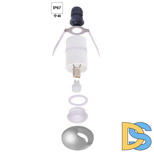 Уличный встраиваемый светильник Fumagalli Teresa 2L1.000.000.LXZ1L