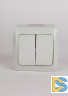 Выключатель двухклавишный ELBI Eva 554-011500-202