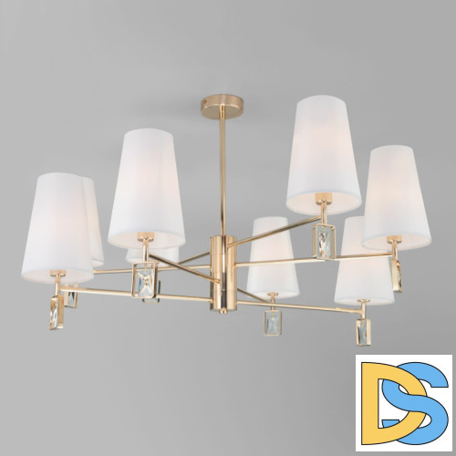 Люстра на штанге Eurosvet Milazzo 60137/8 золото a060129