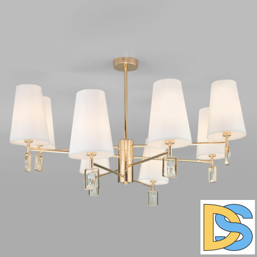 Люстра на штанге Eurosvet Milazzo 60137/8 золото a060129