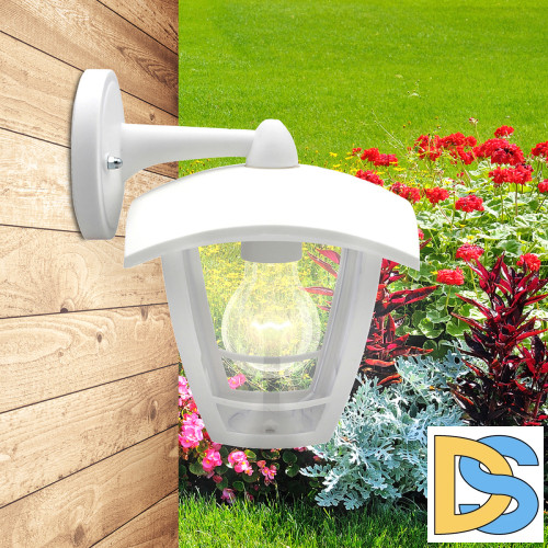 Уличный настенный светильник ЭРА НБУ 07-40-002 «Дели 2» белый Б0051196