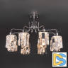 Потолочная люстра Eurosvet Scoppio 10101/8 хром/прозрачный хрусталь Strotskis