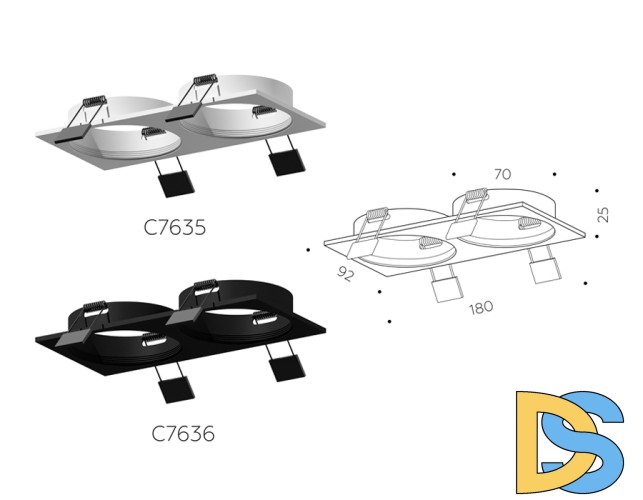 Корпус светильника Ambrella Light DIY Spot C7635