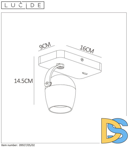 Спот Lucide PRESTON 09927/05/02