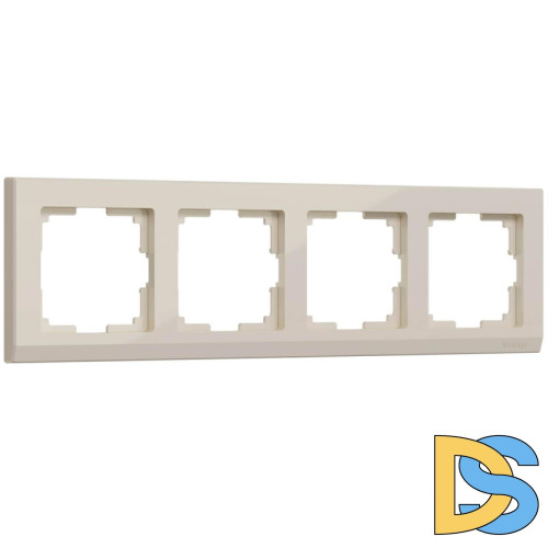 Рамка на 4 поста Werkel Stark слоновая кость W0041803 4690389161896
