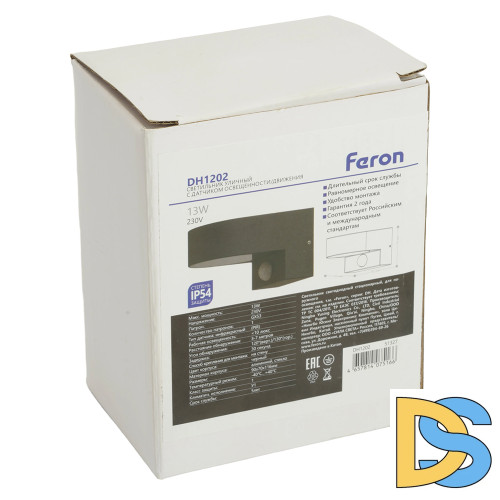 Уличный настенный светильник Feron Бостон DH1202 51327