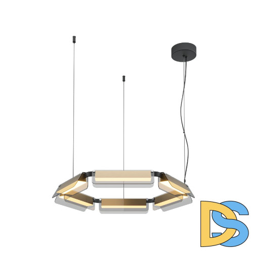 Подвесная люстра Maytoni Flat MOD296PL-L40BS3K