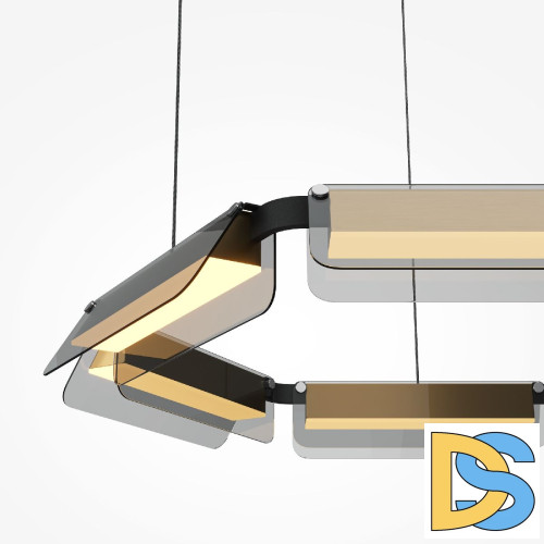 Подвесная люстра Maytoni Flat MOD296PL-L40BS3K