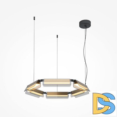 Подвесная люстра Maytoni Flat MOD296PL-L40BS3K