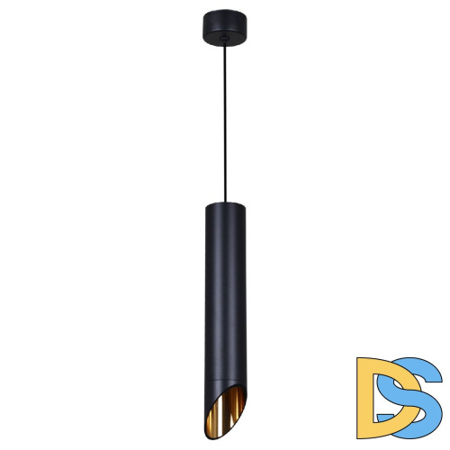 Подвесной светильник Reluce 16007-0.9-001LD 300mm GU10 BK+GD