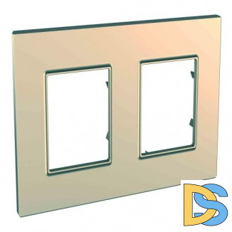 Рамка 2-ая (двойная), Медь (пластик), серия Unica, Schneider Electric