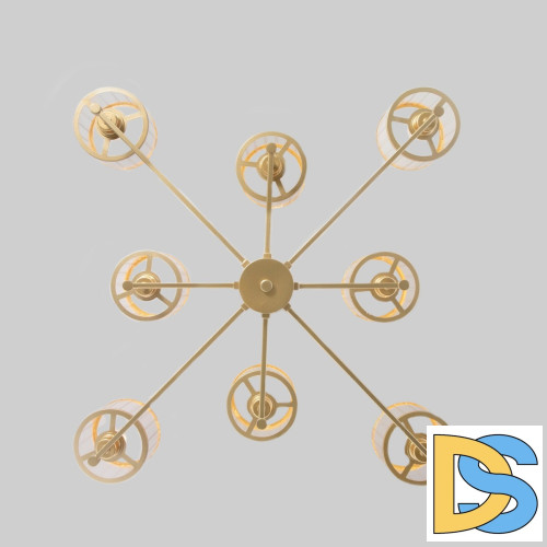 Люстра на штанге Eurosvet Inari 60144/8 золото a061943