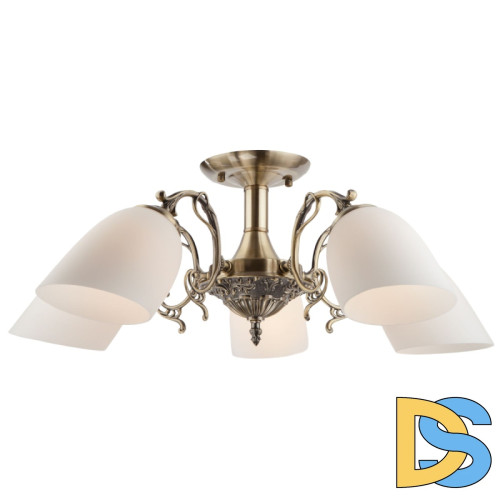 Потолочная люстра Eurosvet 22010/5 античная бронза