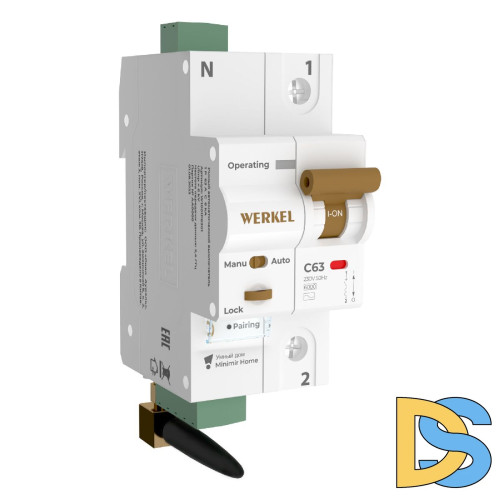 Умный автоматический выключатель Werkel 4690389194573 W1001P6301 a063126