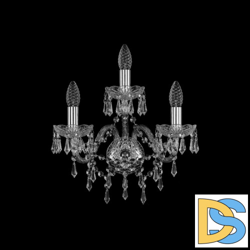 Бра Bohemia Ivele Crystal 1403B/2+1/160 Ni