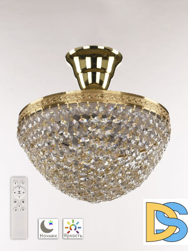 Потолочный светильник Bohemia Ivele Crystal 19321/25IV/LED-DIM G