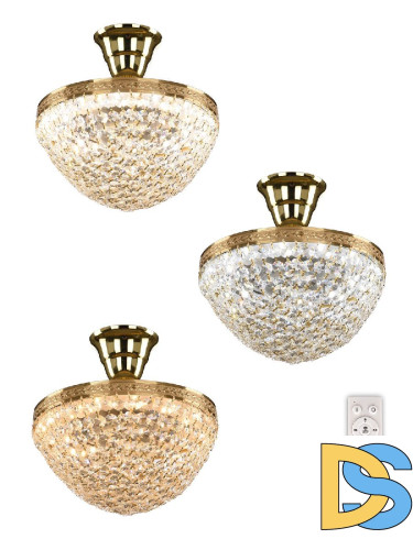 Потолочный светильник Bohemia Ivele Crystal 19321/25IV/LED-DIM G