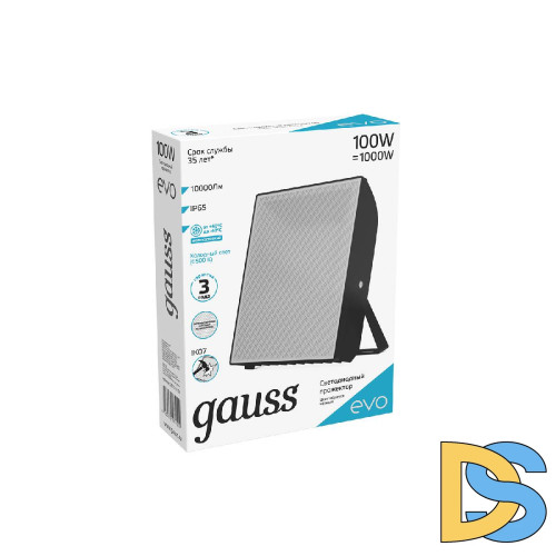 Прожектор светодиодный Gauss Evo 100W 6500К 687511100