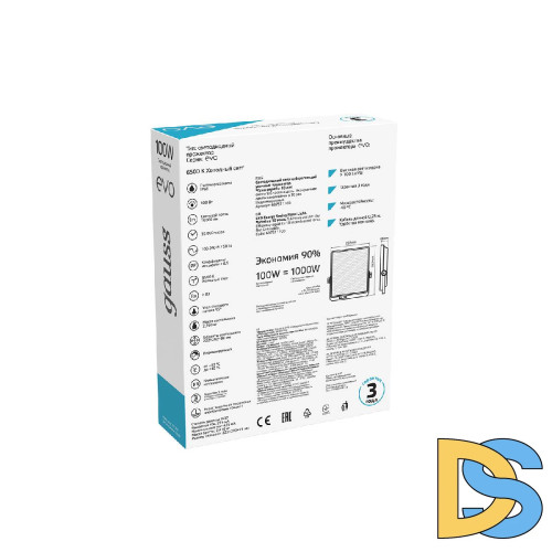 Прожектор светодиодный Gauss Evo 100W 6500К 687511100