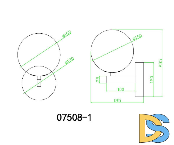 Бра Kink Light Сида 07508-1,02