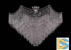 Люстра на штанге Bohemia Ivele Crystal 77071/77 Ni