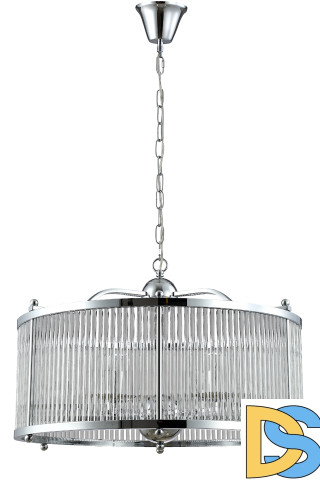 Подвесная люстра Crystal Lux Tadeo TADEO SP6 D600 CHROME/TRANSPARENTE