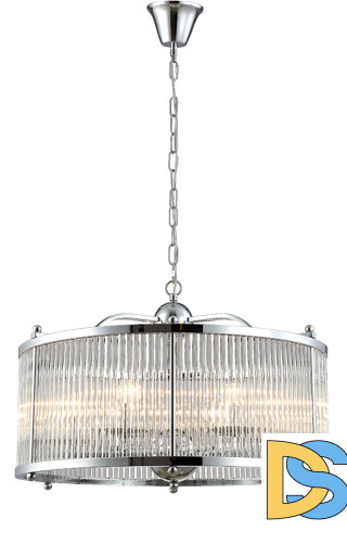 Подвесная люстра Crystal Lux Tadeo TADEO SP6 D600 CHROME/TRANSPARENTE