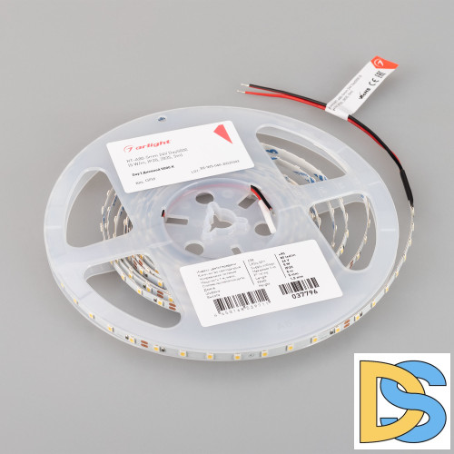 Светодиодная лента Arlight RT-A80-5mm 24V Day5000 (5 W/m, IP20, 2835, 5m) 037796