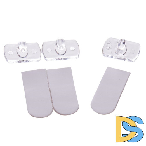 Крючки для монтажа гирлянд Uniel UCC-Y11 CLEAR 020 POLYBAG UL-00009937