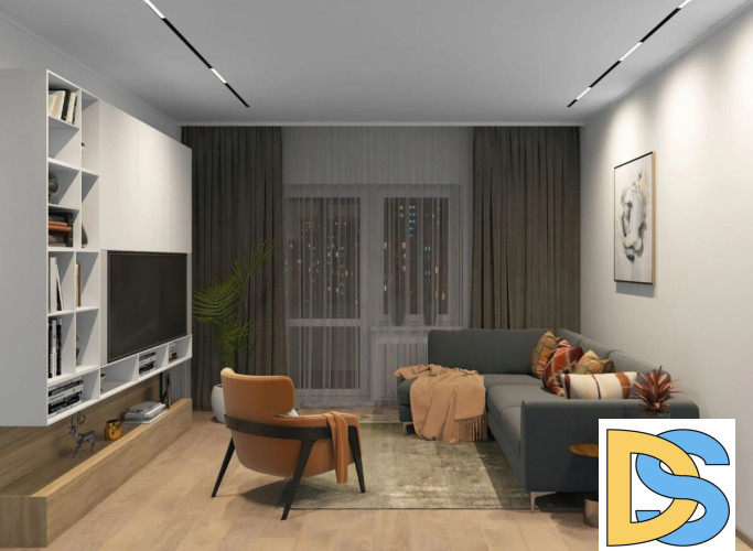 Трековый светодиодный светильник Denkirs DK8004-BK