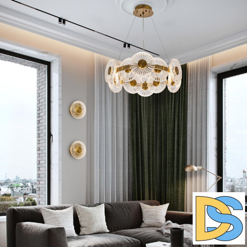 Подвесная люстра Modestyle MS.1831.12 AB