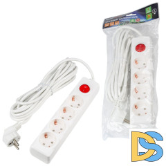 Удлинитель бытовой Uniel Ultra S-GCU4-5B WHITE UL-00010024