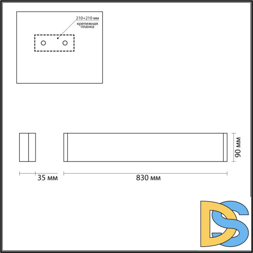 Настенный светильник Odeon Light Framant 4293/30WL
