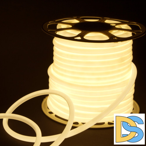 Светодиодный гибкий неон Elektrostandard 220V 9,6W 144Led 2835 IP67 круглый дневной белый, 50 м 4690389167461