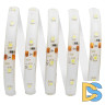 Светодиодная лента Apeyron 12В СТ 4,8Вт/м smd3528, 60д/м IP65 280Лм/м 5м 6500К 00-08