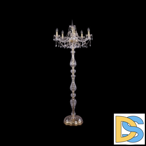 Торшер Bohemia Ivele Crystal 1413T1/5/200-160 G