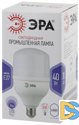 Лампа светодиодная Эра E27 40W 6500K LED POWER T120-40W-6500-E27 Б0027006
