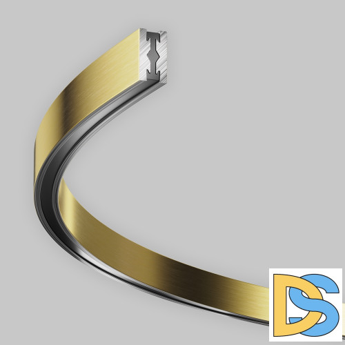 Шинопровод магнитный полукруг Maytoni Flarity TRX154-SR-D800-BS