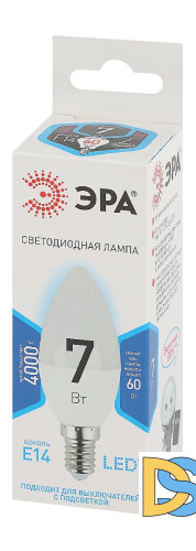 Лампа светодиодная Эра E14 7W 4000K LED B35-7W-840-E14 Б0020539