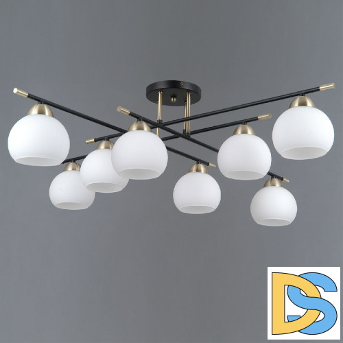 Потолочная люстра Illumico IL0446-8CSQ-24 BK AB LIBRA