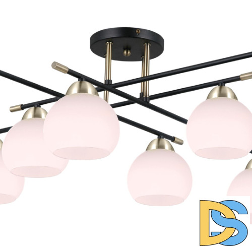 Потолочная люстра Illumico IL0446-8CSQ-24 BK AB LIBRA